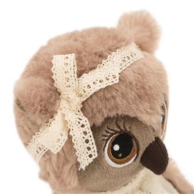 Uil Met Kleedje En Haarlint, Orange Toys
