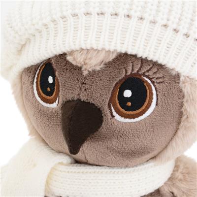 Uil Met Witte Muts En Sjaal, Orange Toys