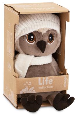 Uil Met Witte Muts En Sjaal, Orange Toys