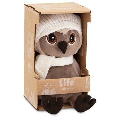 Uil Met Witte Muts En Sjaal, Orange Toys