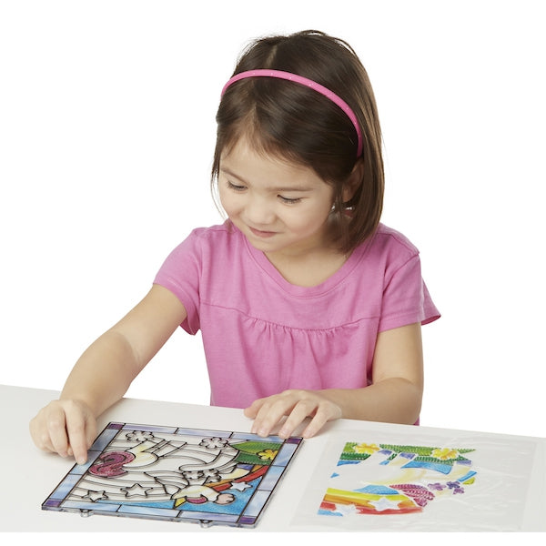 Glas in lood eenhoorn, Melissa & Doug