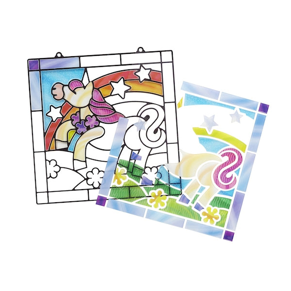 Glas in lood eenhoorn, Melissa & Doug