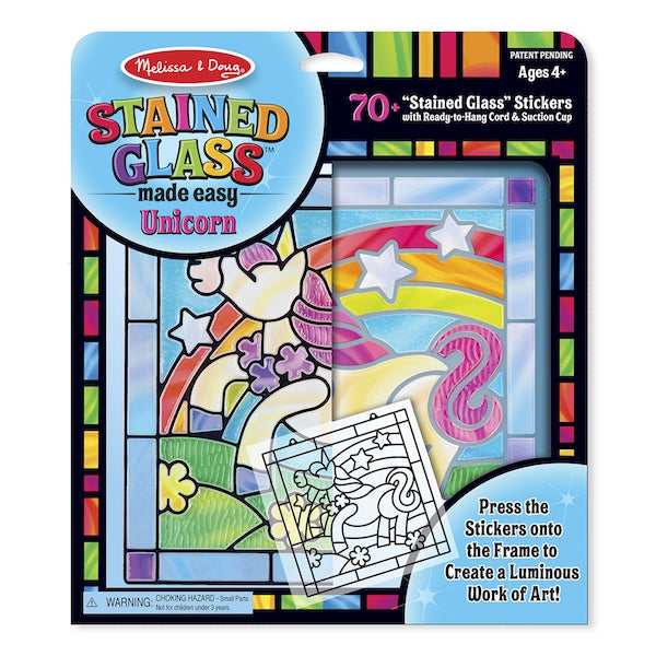 Glas in lood eenhoorn, Melissa & Doug