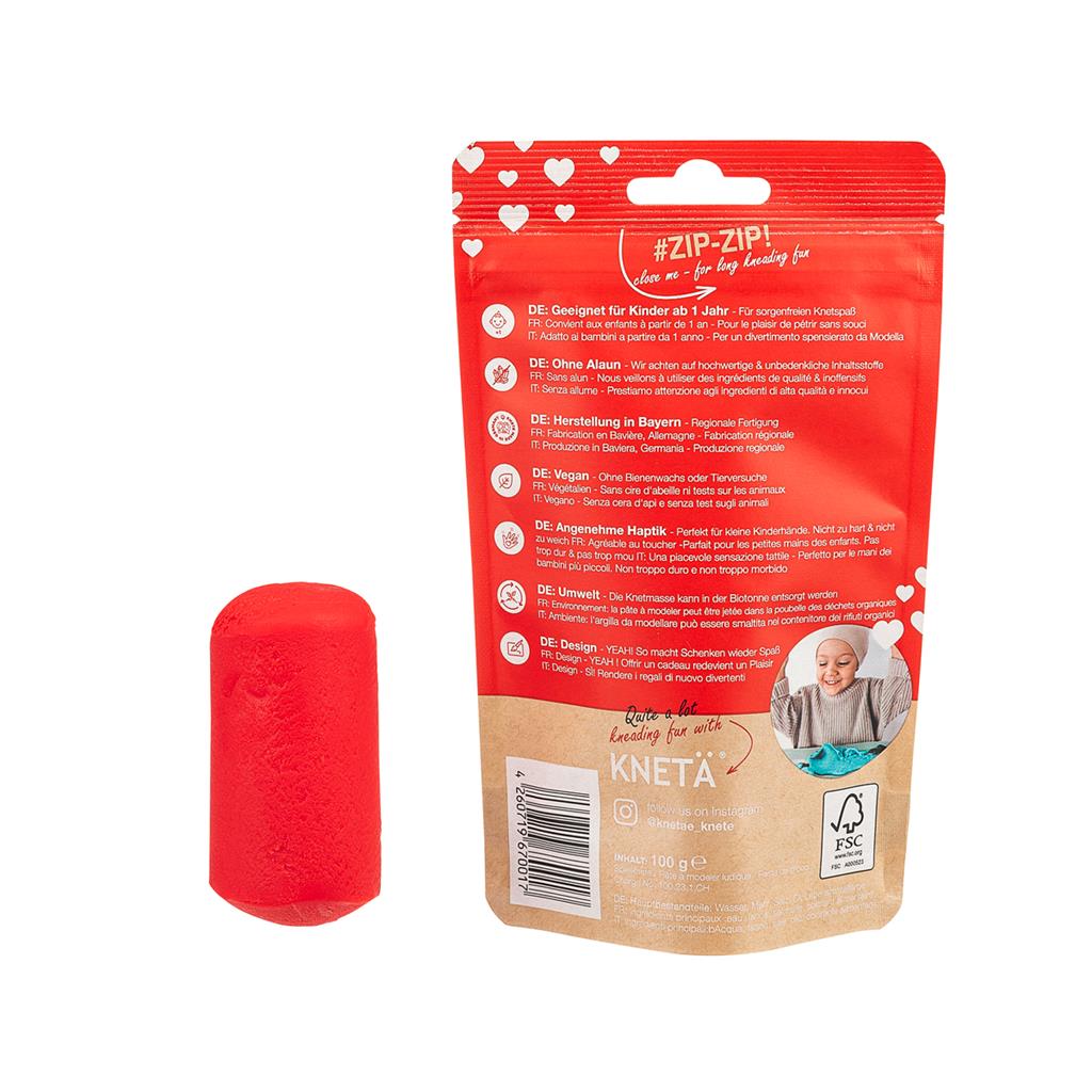 Speelklei - Rood 100g, Kneta