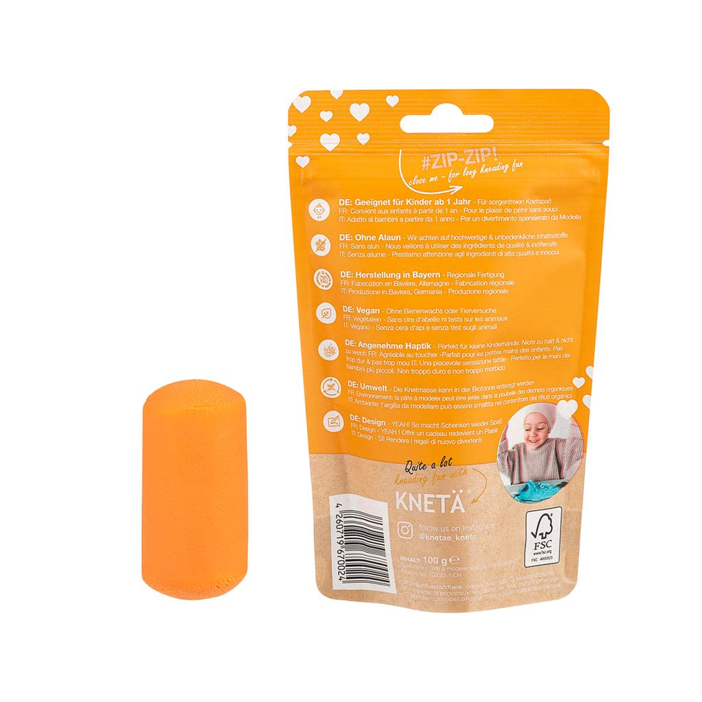 Speelklei - Oranje 100g, Kneta
