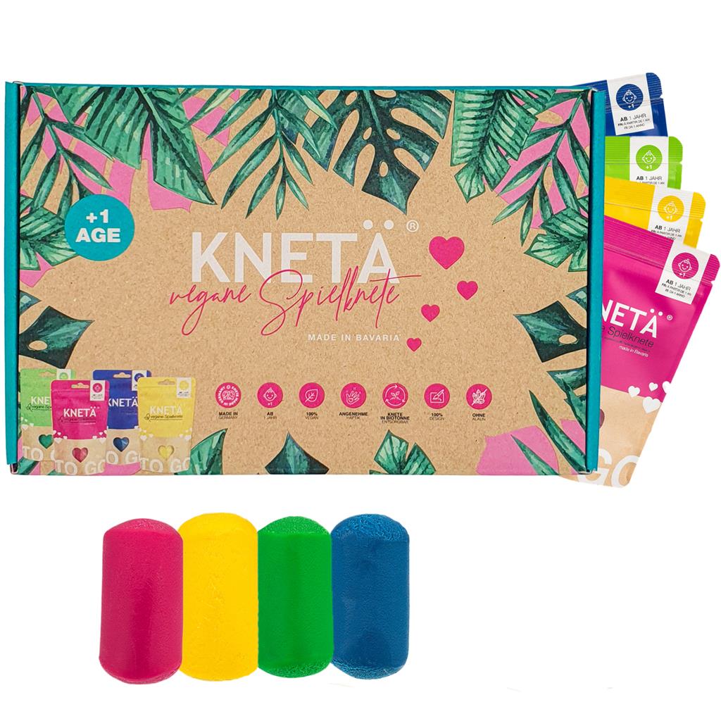 Speelklei - 4 Kleuren 100g, Kneta