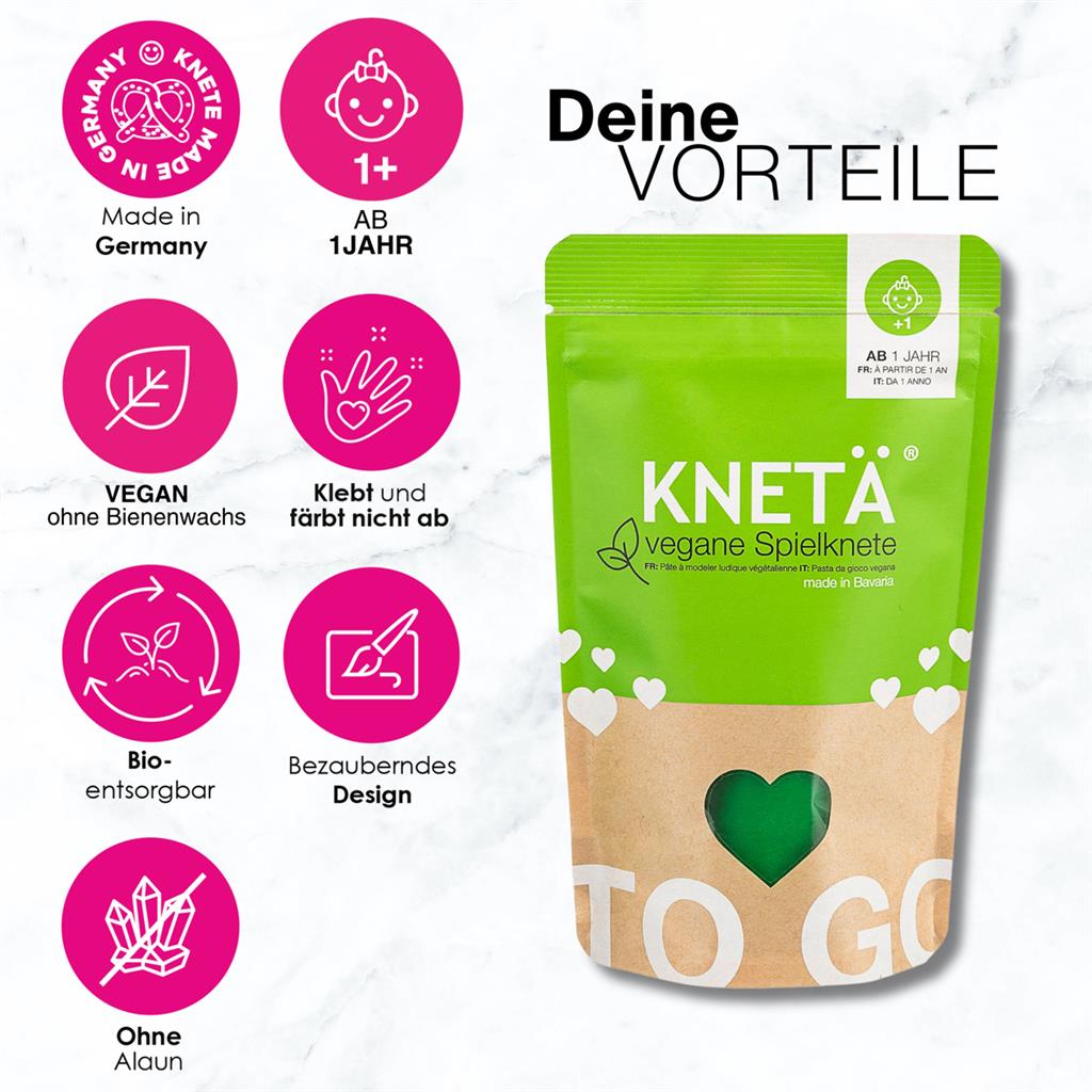 Speelklei - 4 Kleuren 100g, Kneta