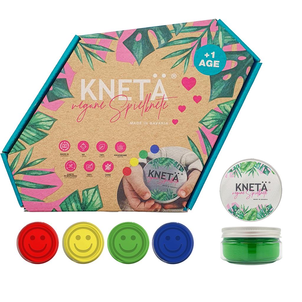Speelklei - 4 Kleuren 125g, Kneta