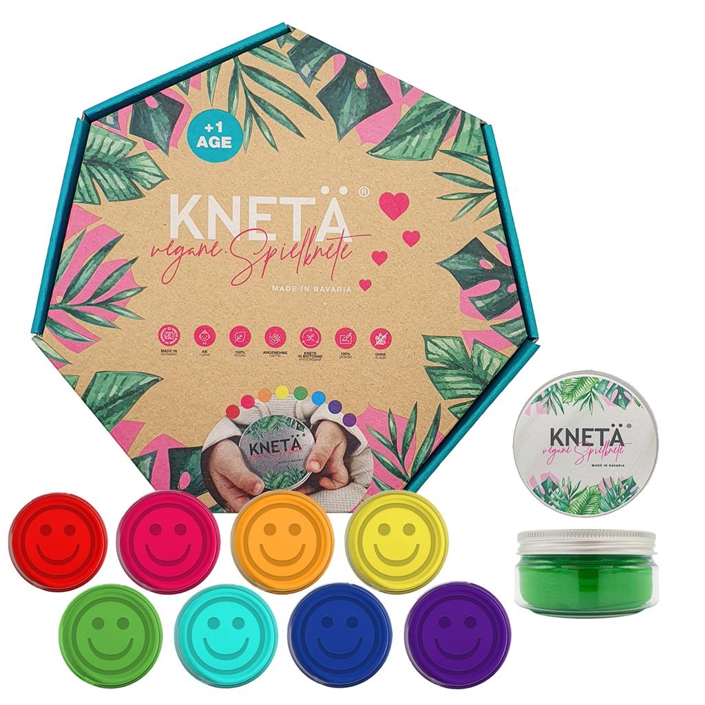 Speelklei - 8 Kleuren 125g, Kneta