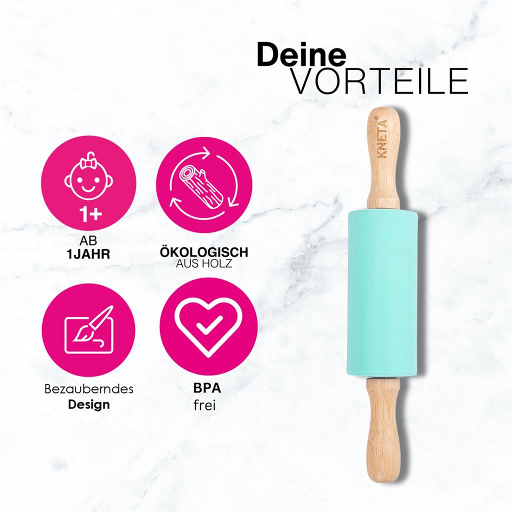 Silicone Roller - Munt, Kneta