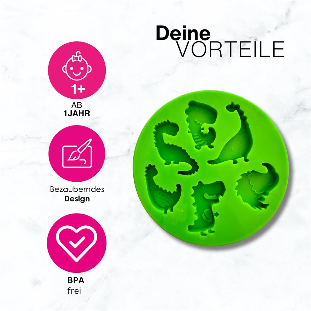 Silicone Vorm - Dino, Kneta