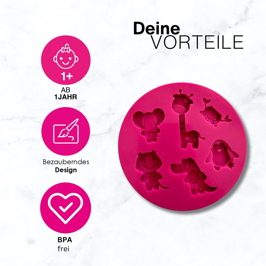 Silicone Vorm - Zoodieren, Kneta