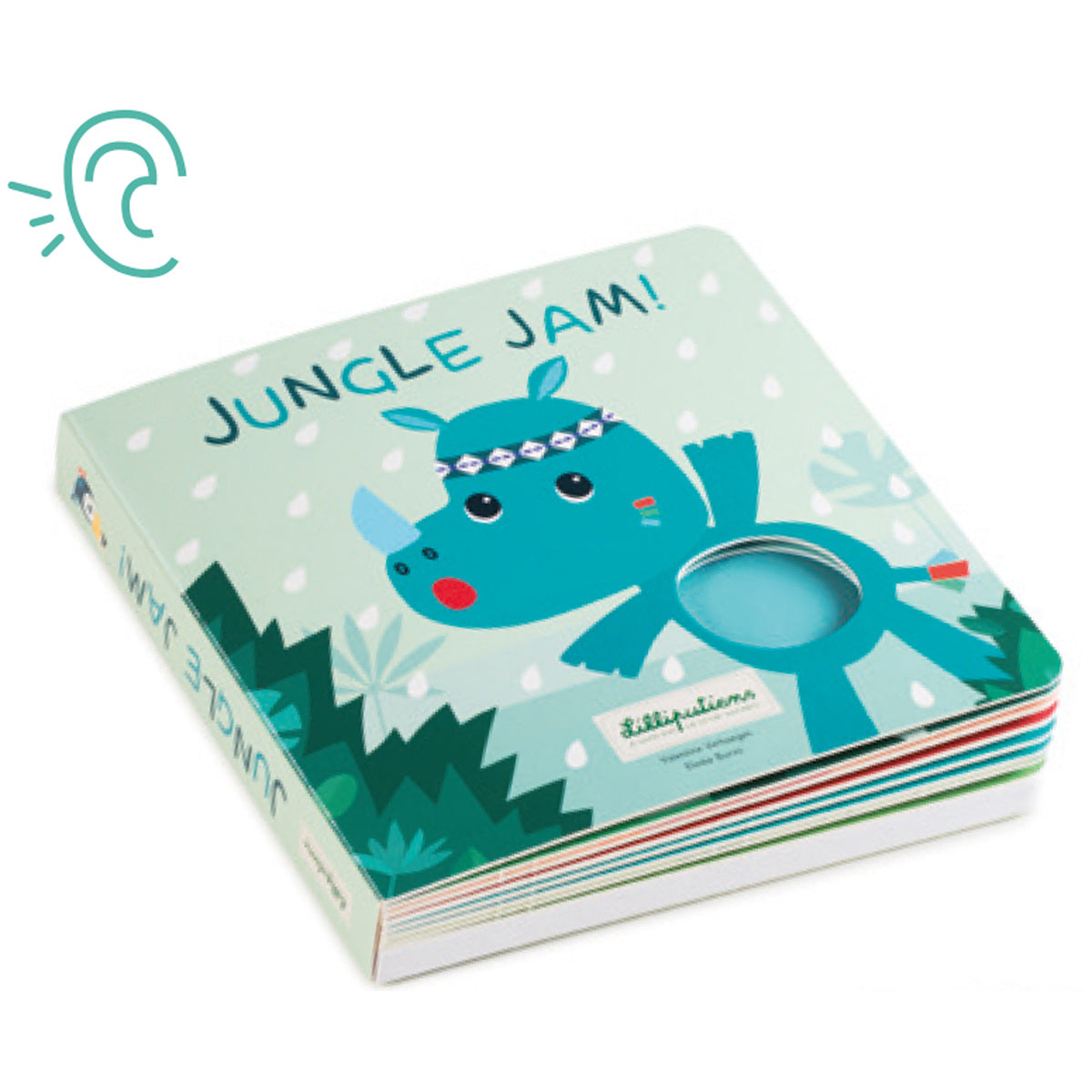 Voelboek Met Geluid - Jungle, Lilliputiens
