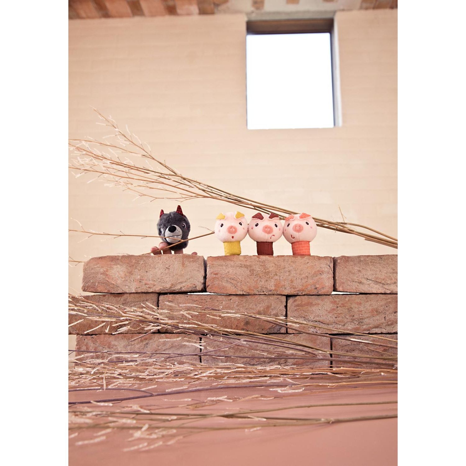 Vingerpopjes De Wolf En De 3 Biggetjes, Lilliputiens