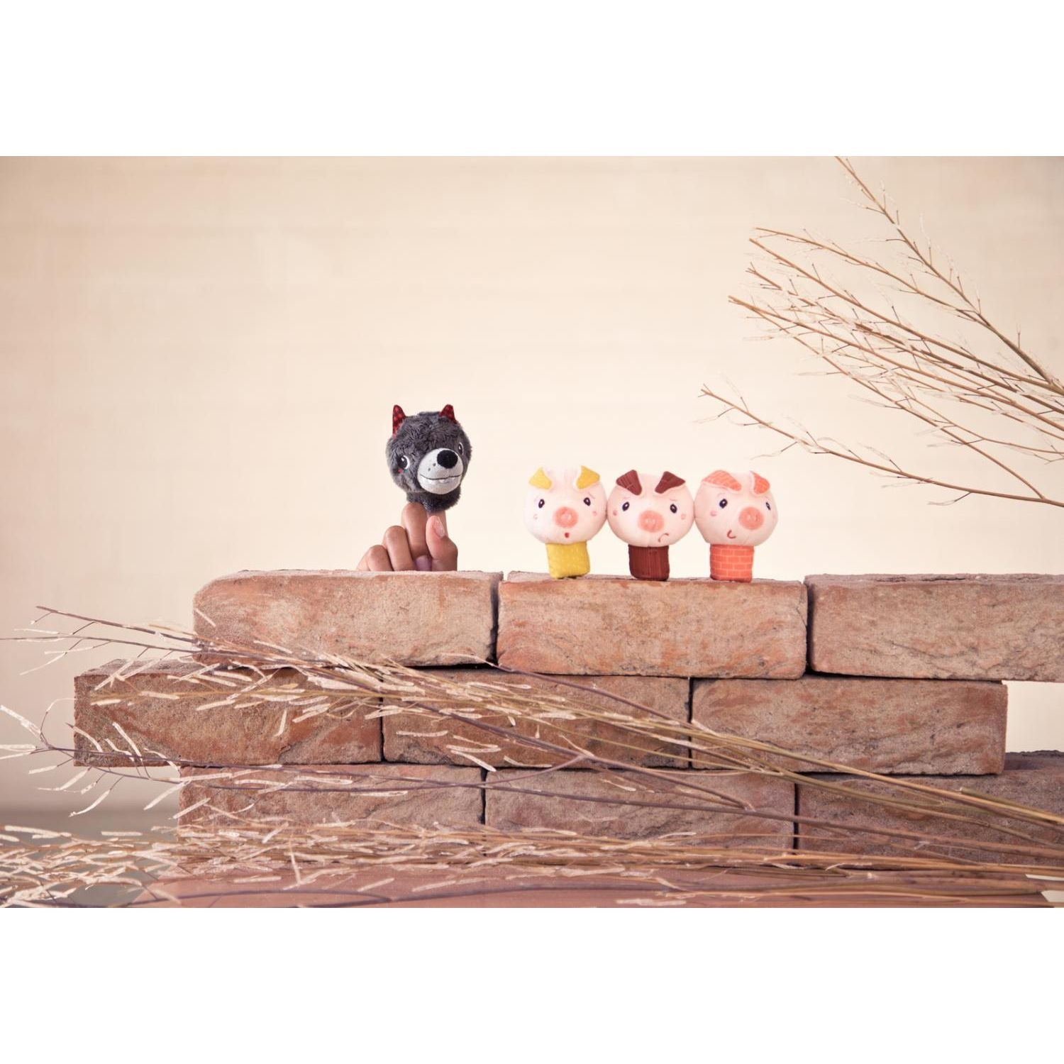 Vingerpopjes De Wolf En De 3 Biggetjes, Lilliputiens