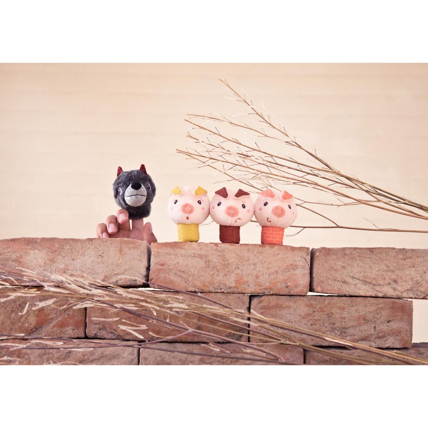 Vingerpopjes De Wolf En De 3 Biggetjes, Lilliputiens