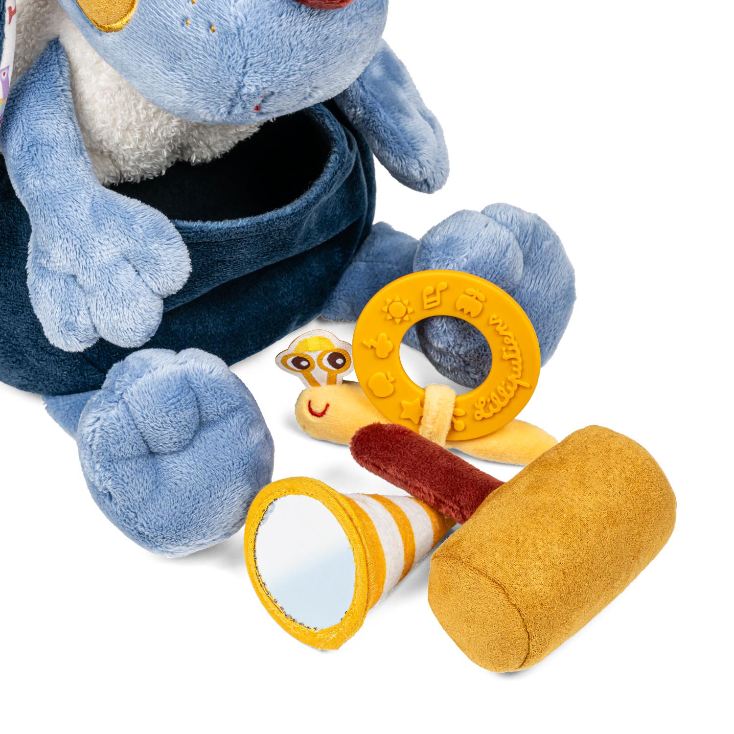 Activiteitenknuffel Jules Met Verrassingen, Lilliputiens