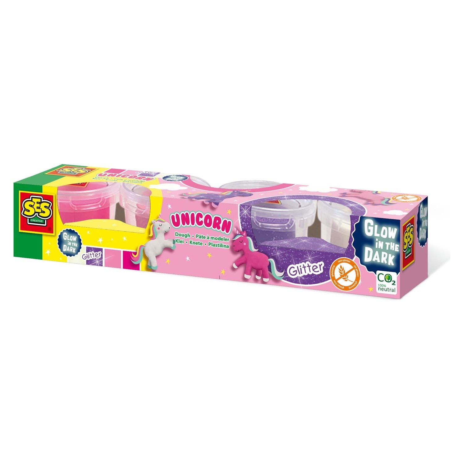 Klei unicorn 4x90 gram, SES