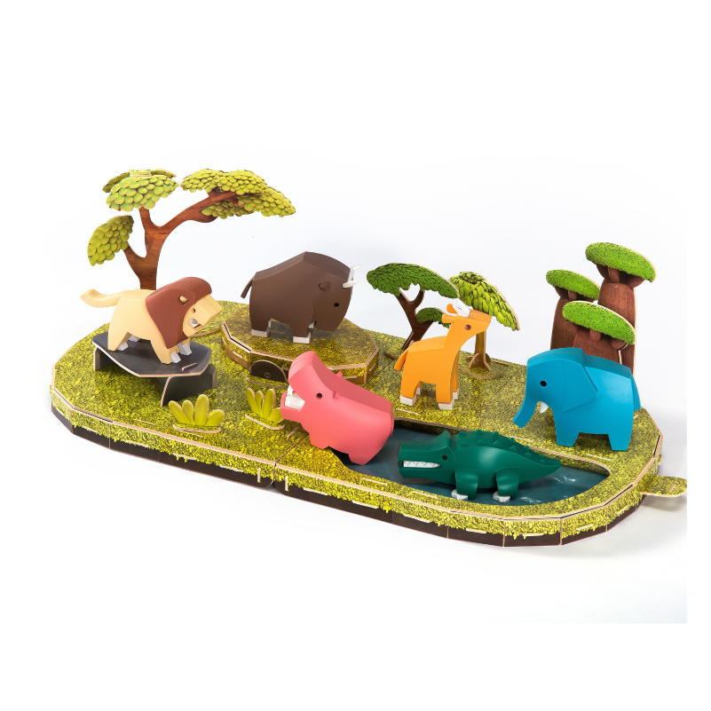 Savanne dieren wereld, Halftoys