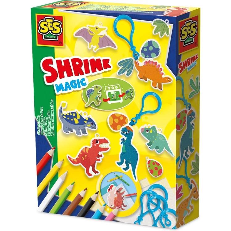 Krimpfolie dino sleutelhangers, SES