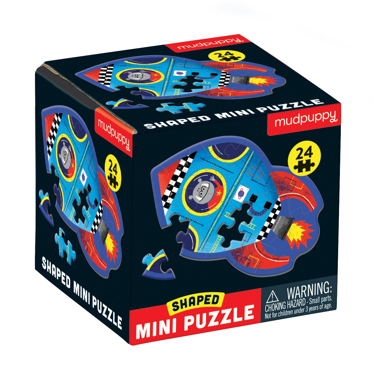 Spaceship vormpuzzel 24 st, Mudpuppy