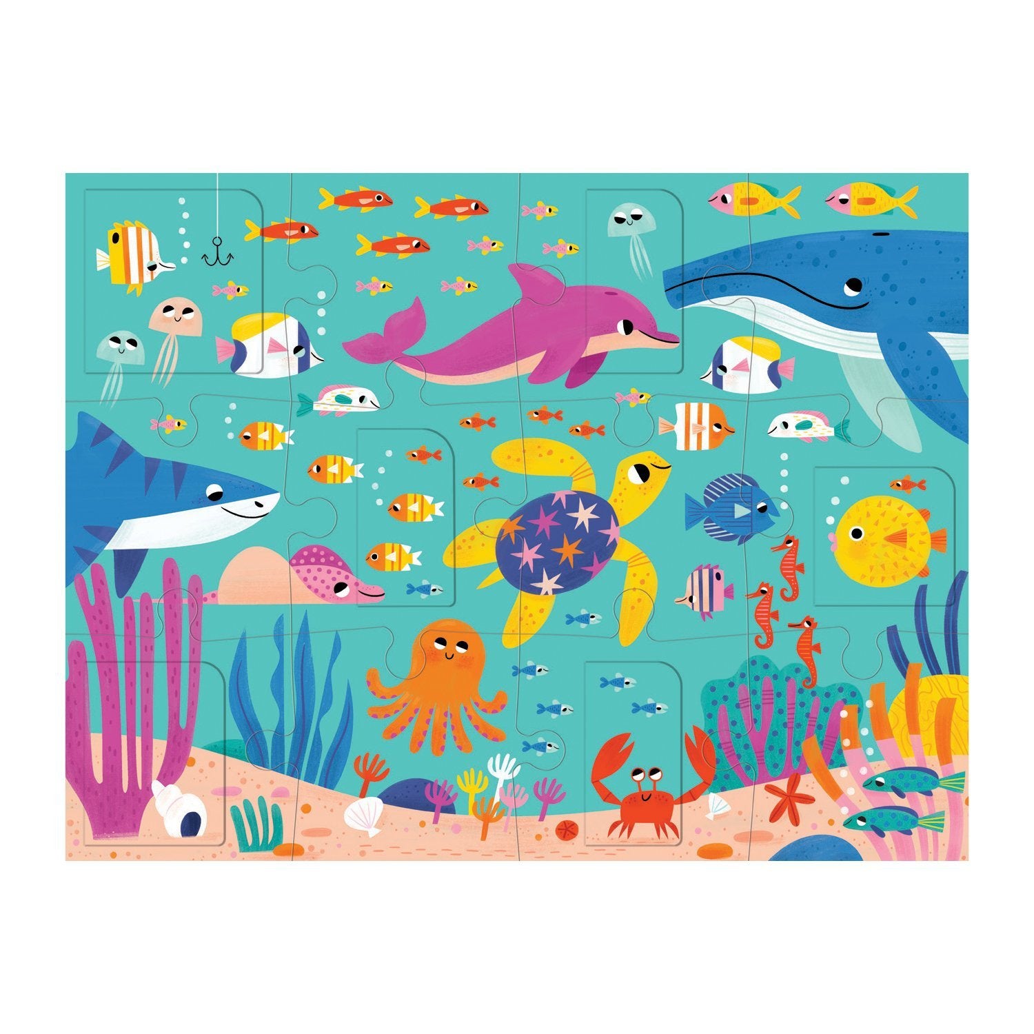Ocean Party flapjespuzzel, Mudpuppy