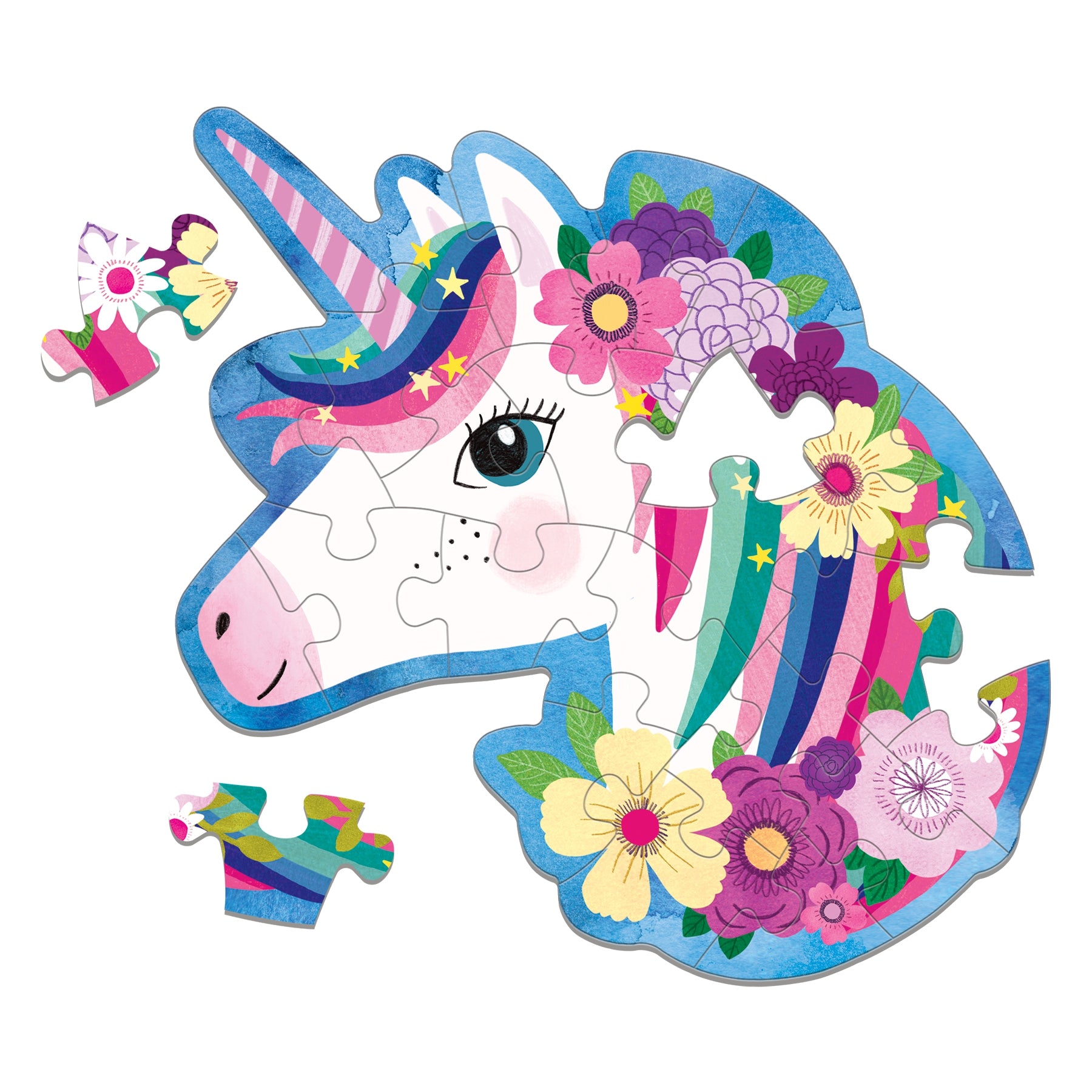 Unicorn vormpuzzel 24 st, Mudpuppy