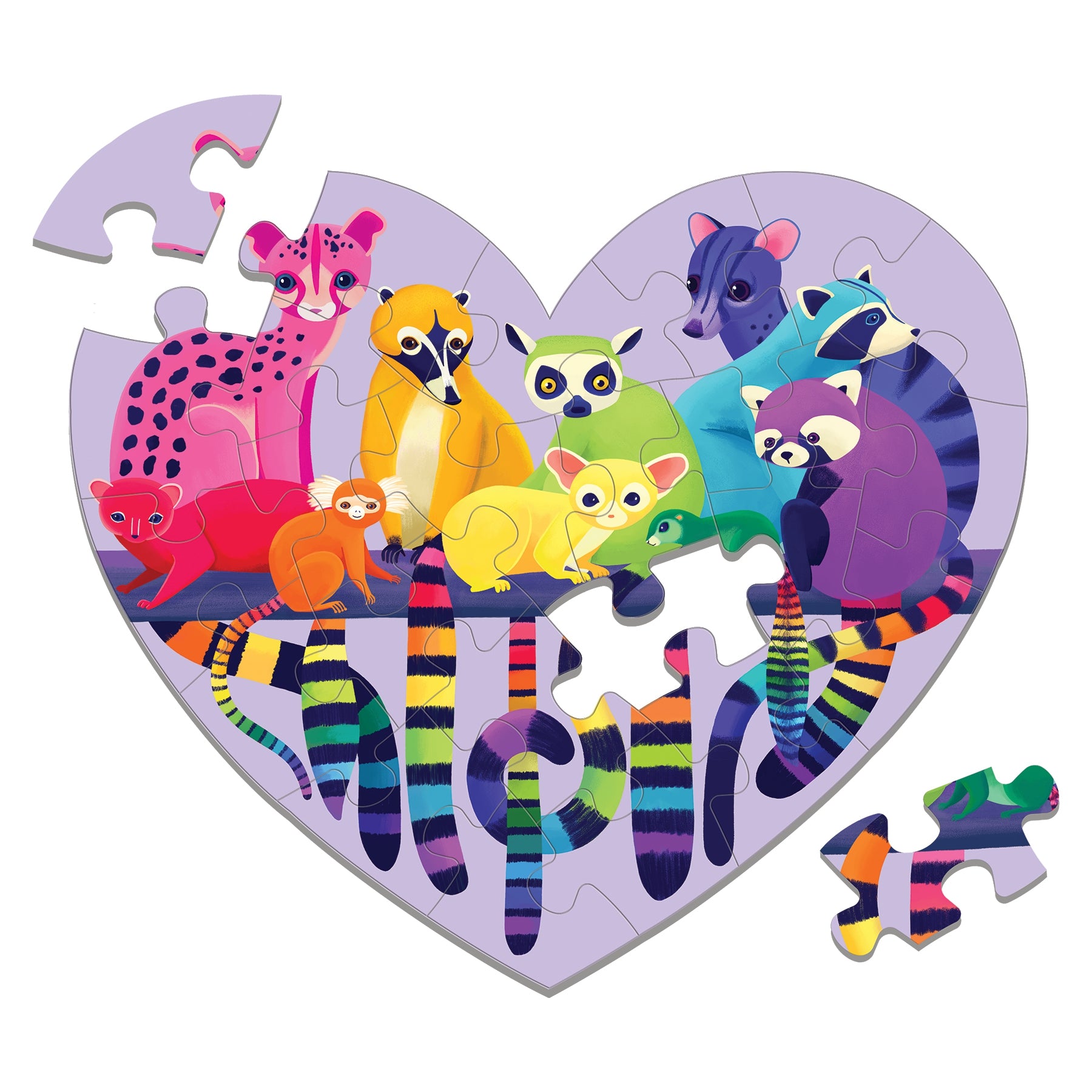 Love in the Wild vormpuzzel 24 st, Mudpuppy