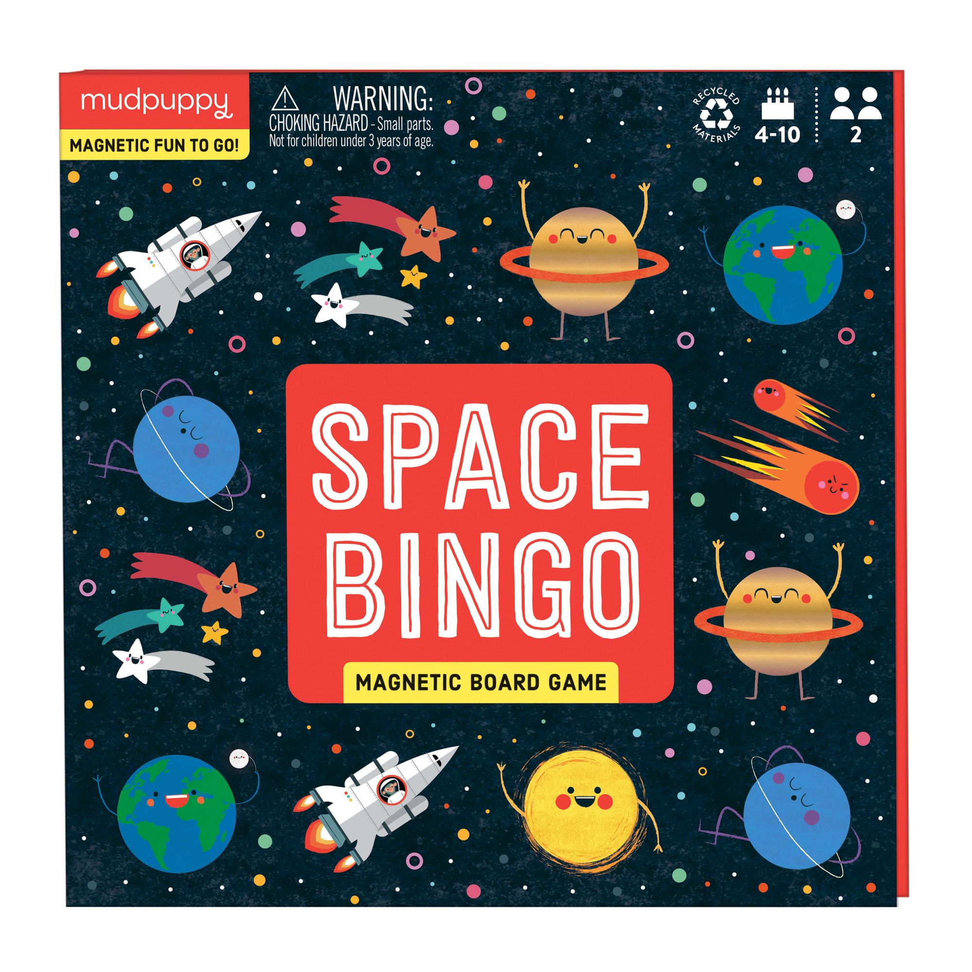 Space Bingo magnetisch bordspel, Mudpuppy