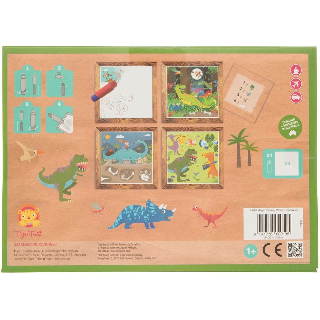 Schilderen met water Dino's, Tiger Tribe