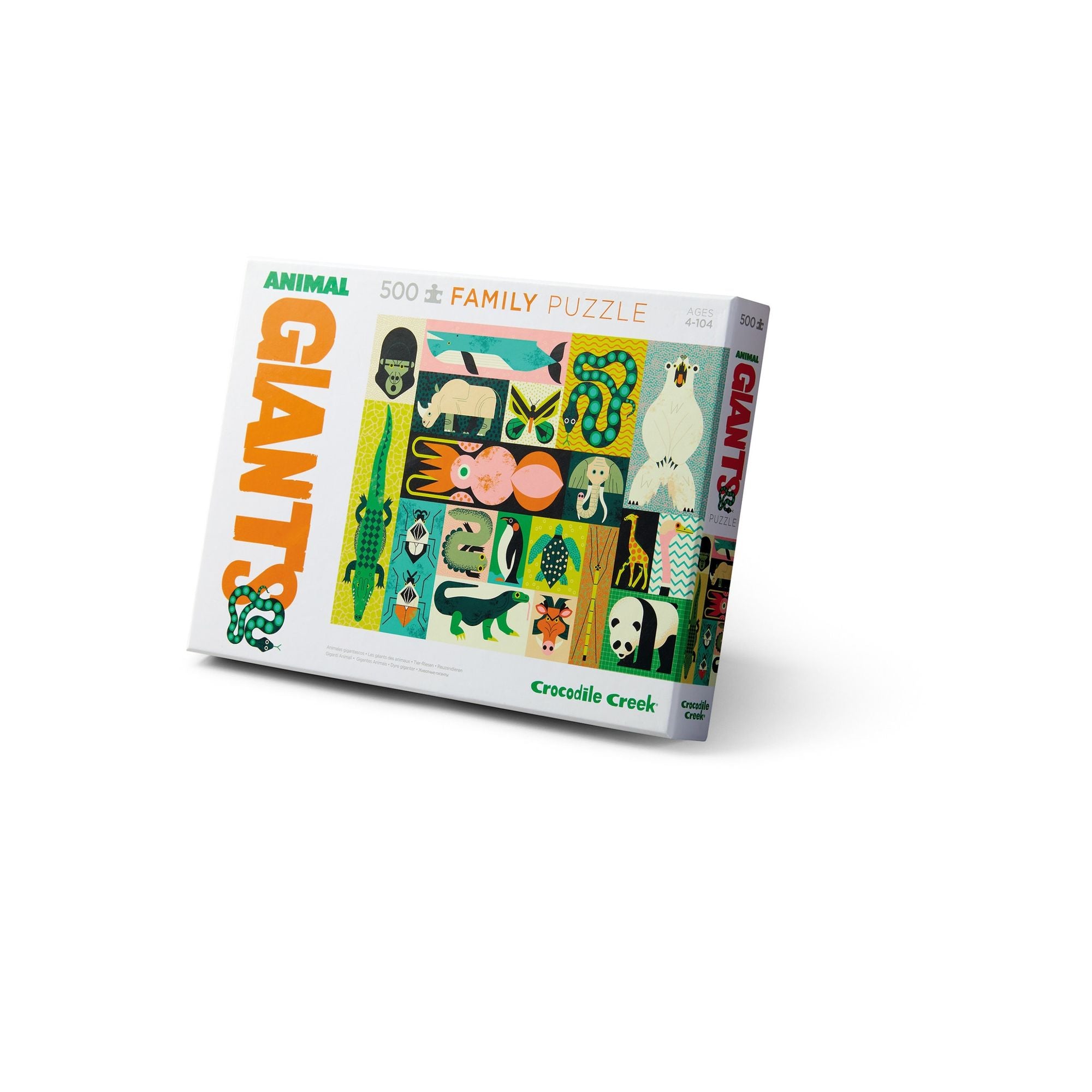 Familiepuzzel Reuzendieren 500 st, Crocodile Creek