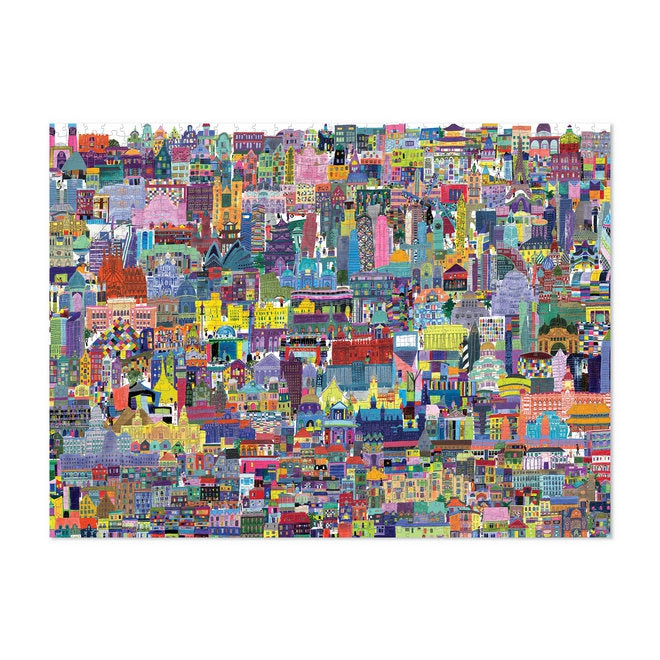 Puzzel Gebouwen van de Wereld 1000 st, Crocodile Creek