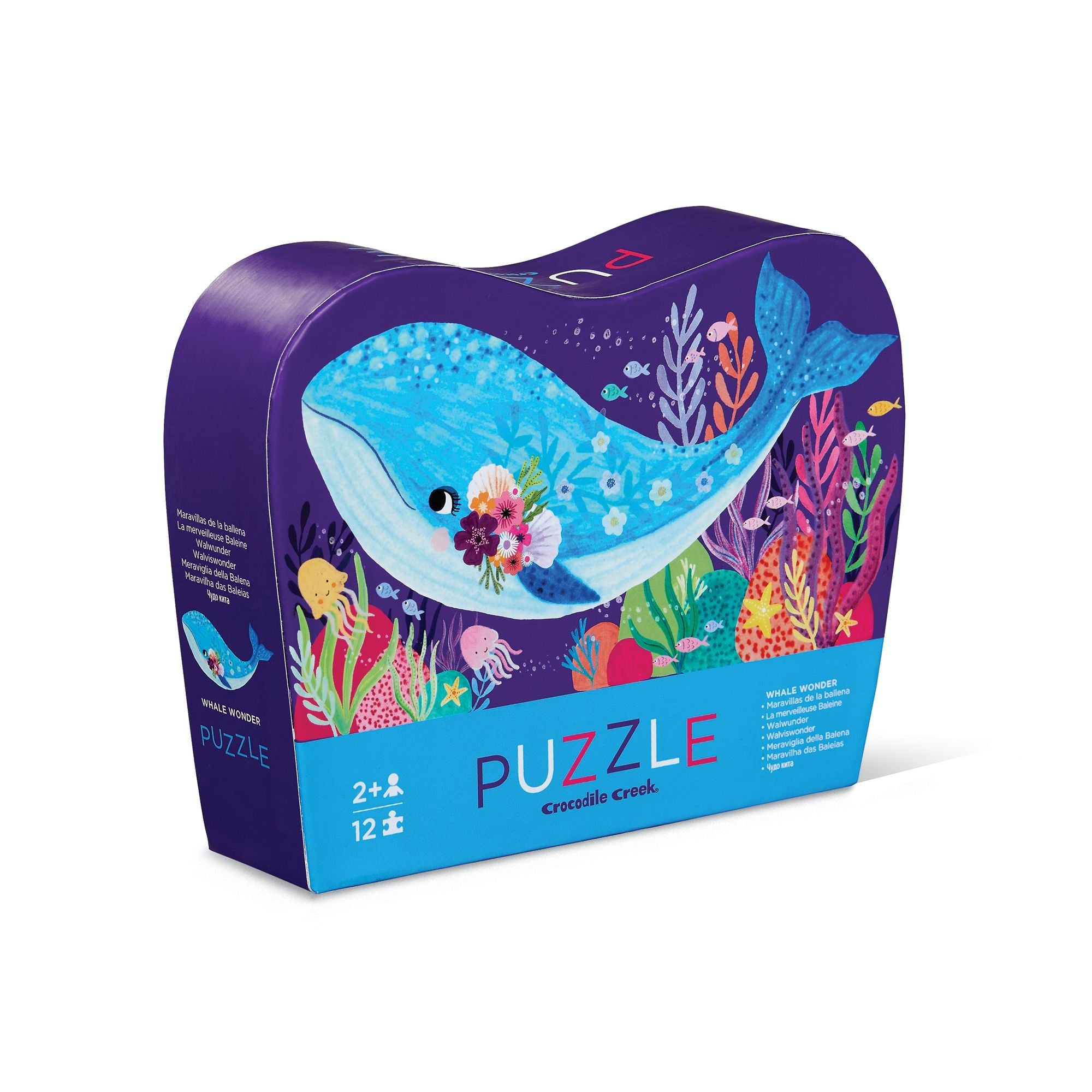 Puzzel Whale Wonder 12 st, Crocodile Creek