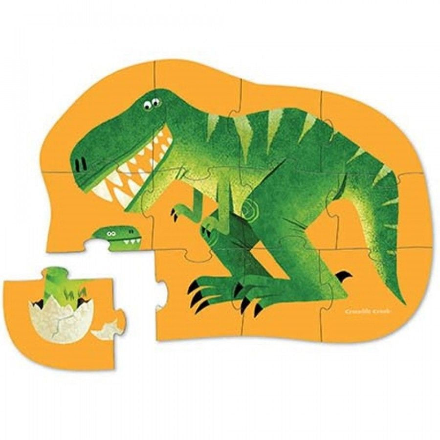 Puzzel dino 12 st, Crocodile Creek