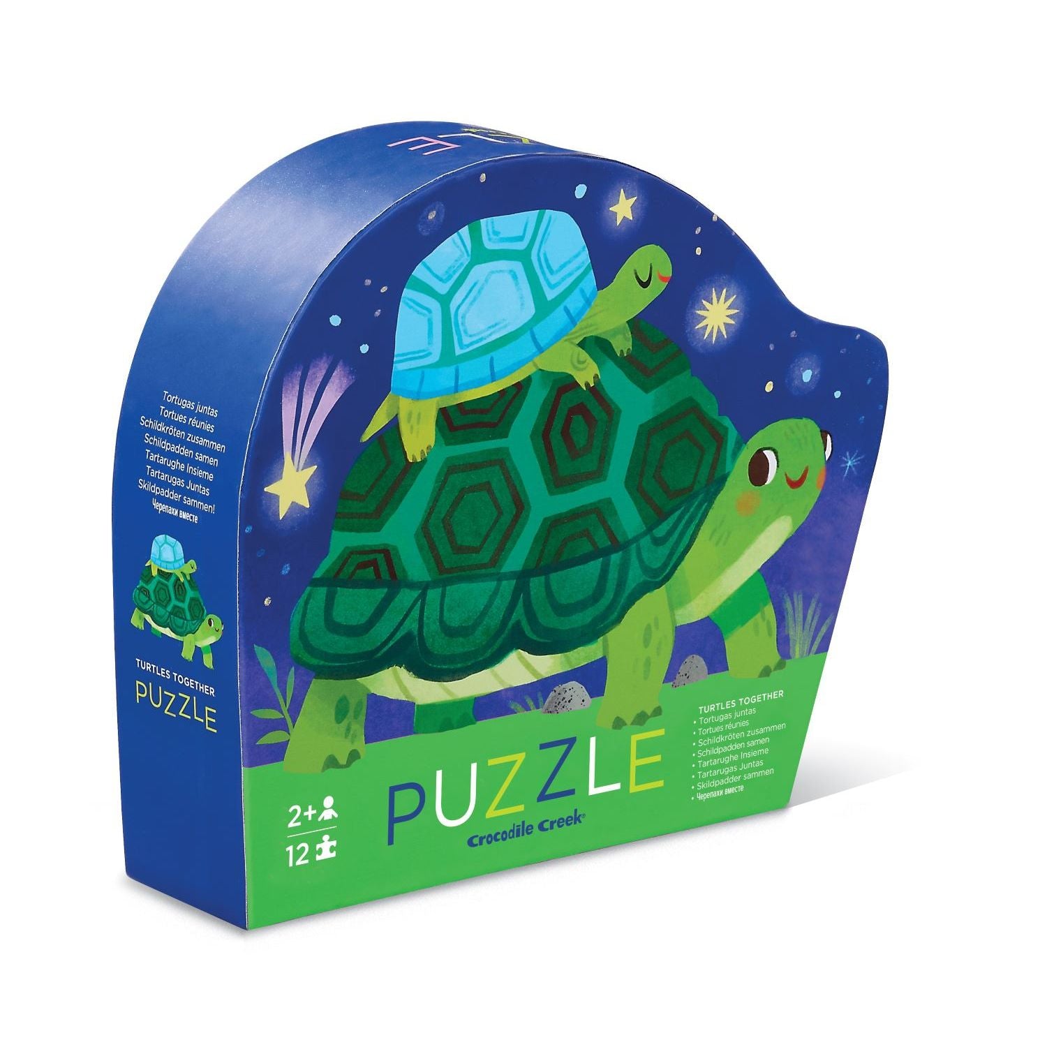 Puzzel Schildpadden 12 st, Crocodile Creek