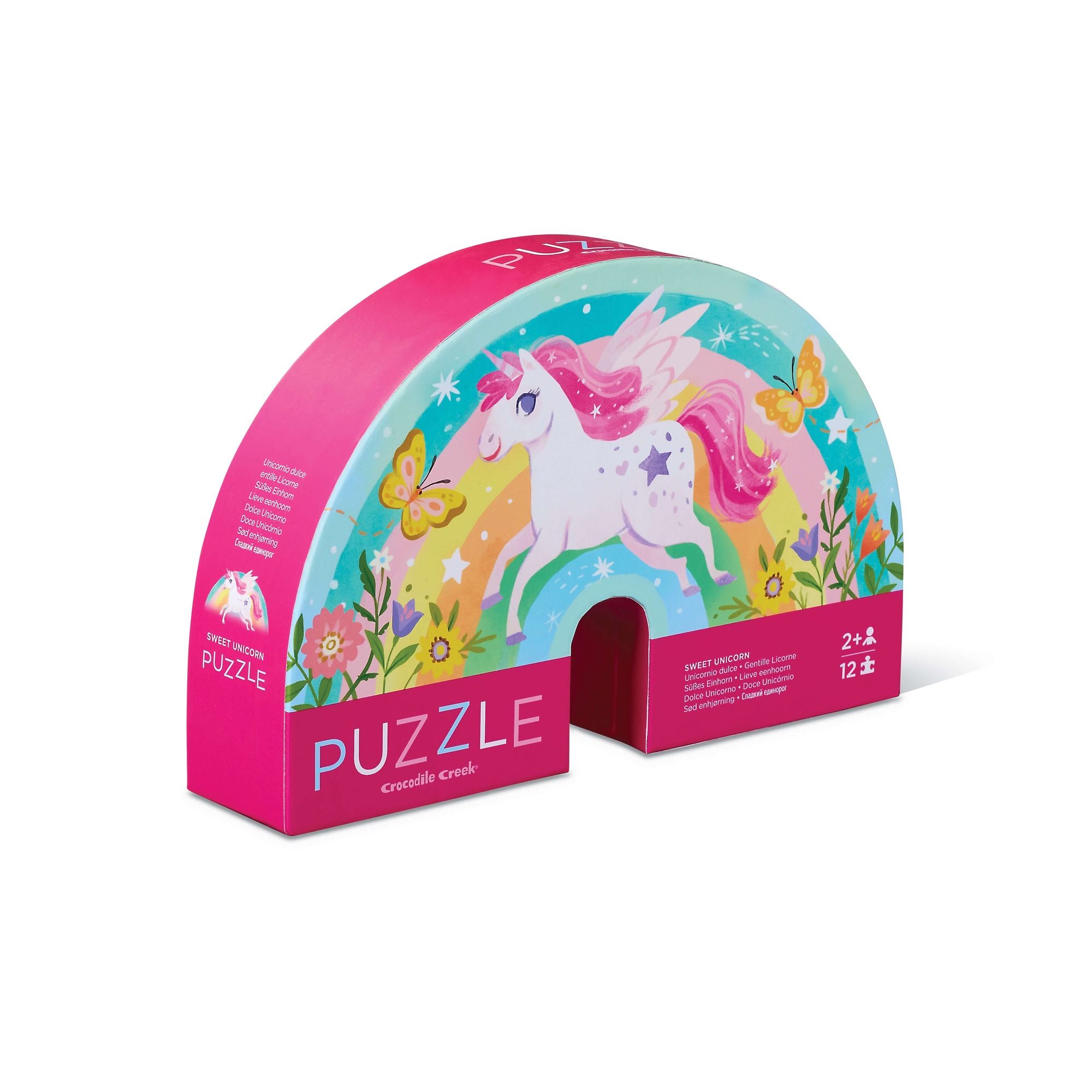 Puzzel Sweet Unicorn 12 st, Crocodile Creek