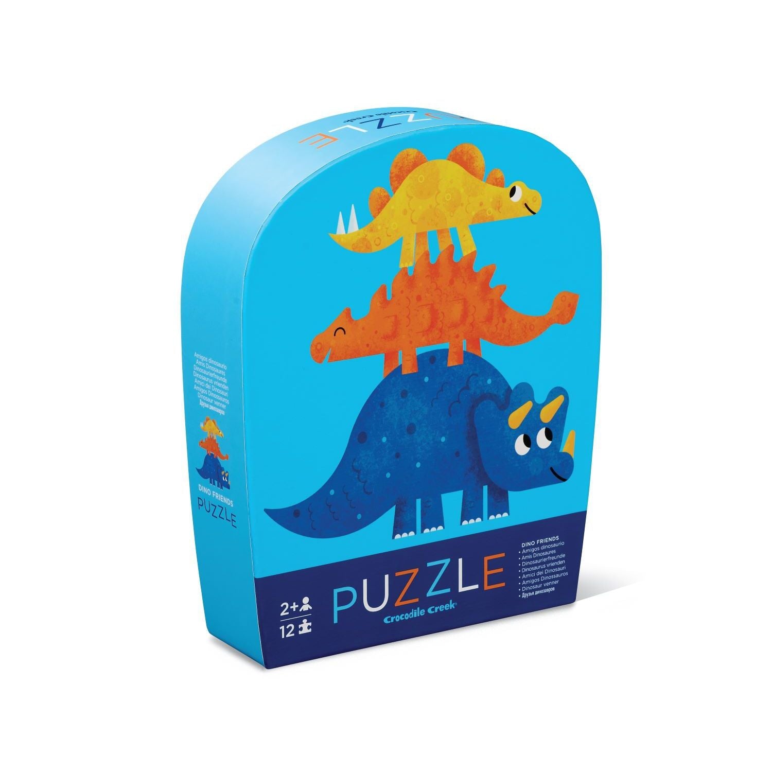 Puzzel Dino Friends 12 st, Crocodile Creek