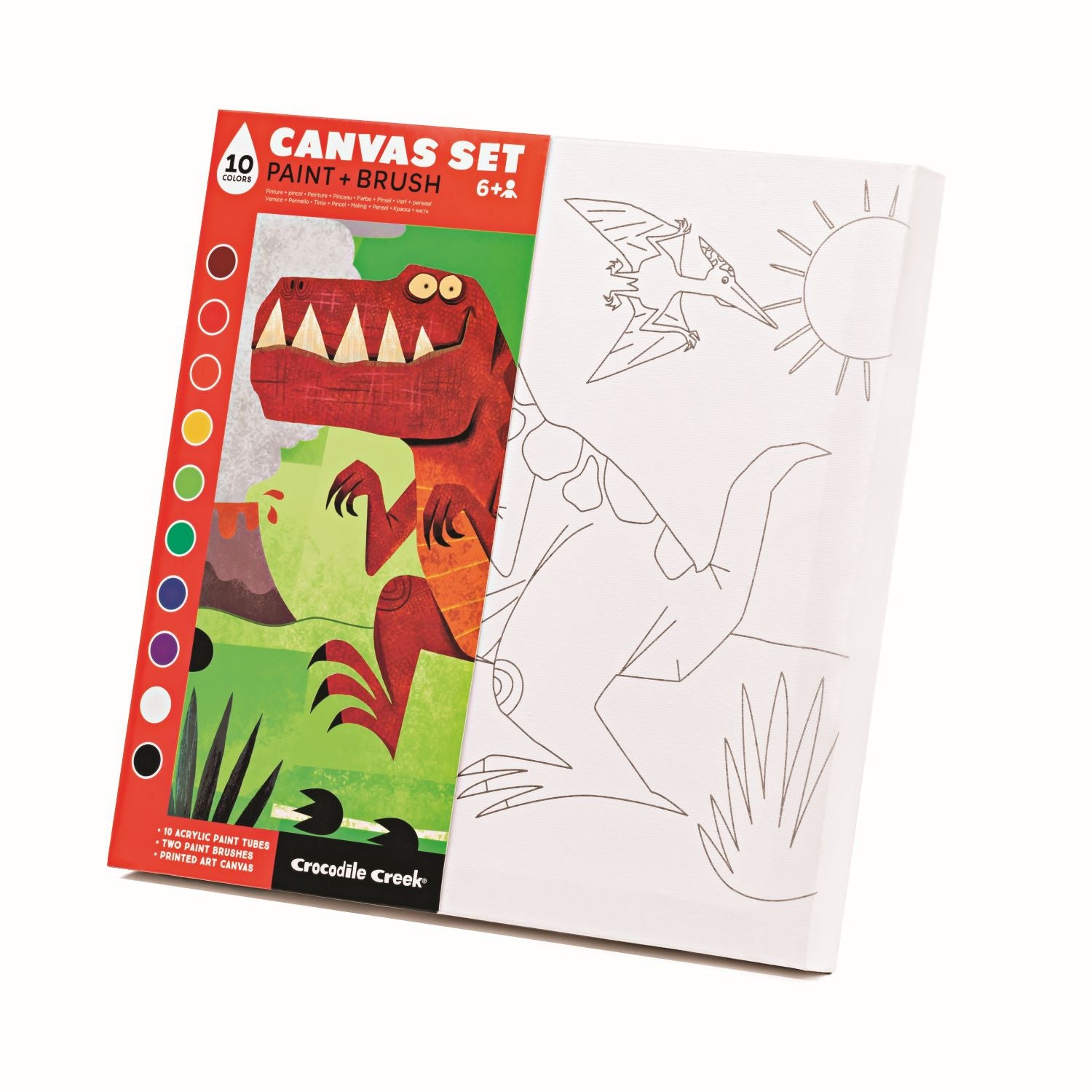 Canvas Dinosaurus, Crocodile Creek