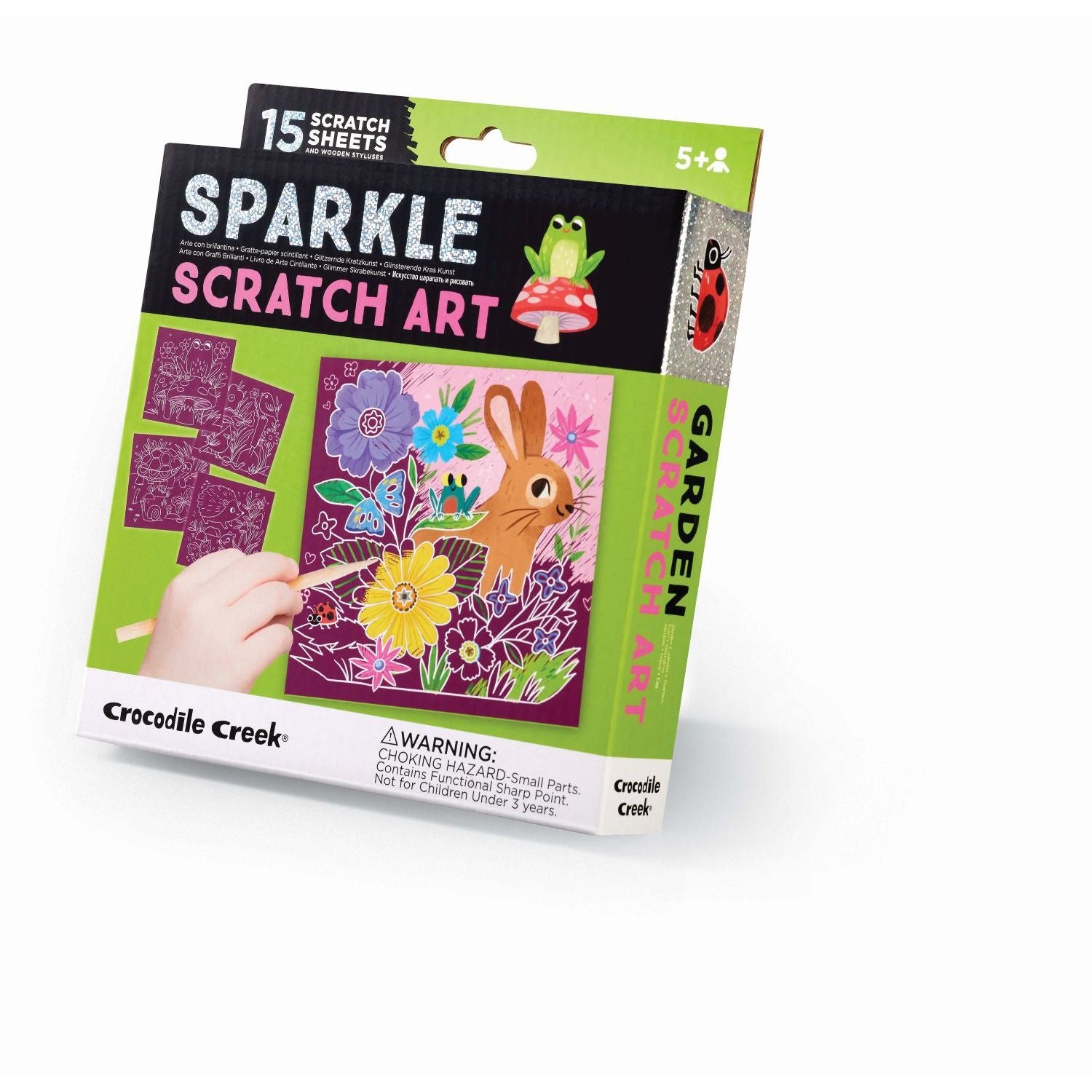 Sparkle kraskaarten Dieren, Crocodile Creek
