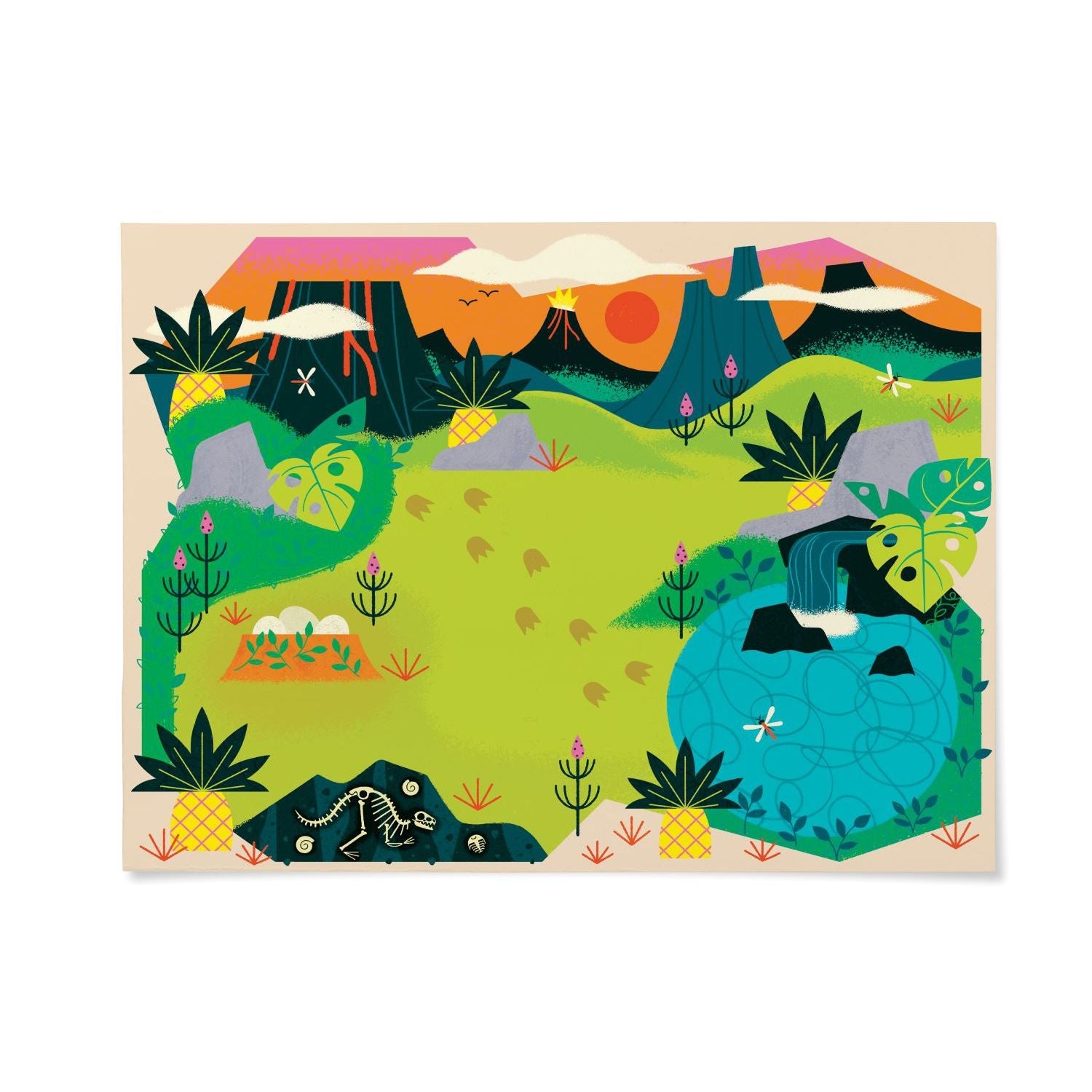 Inkleur stickers Dino's, Crocodile Creek