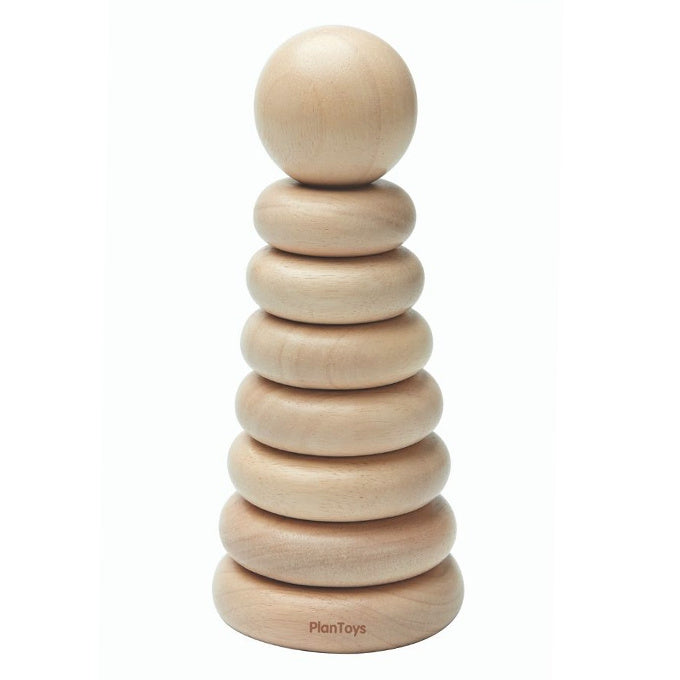 Stapelringen naturel, Plan Toys
