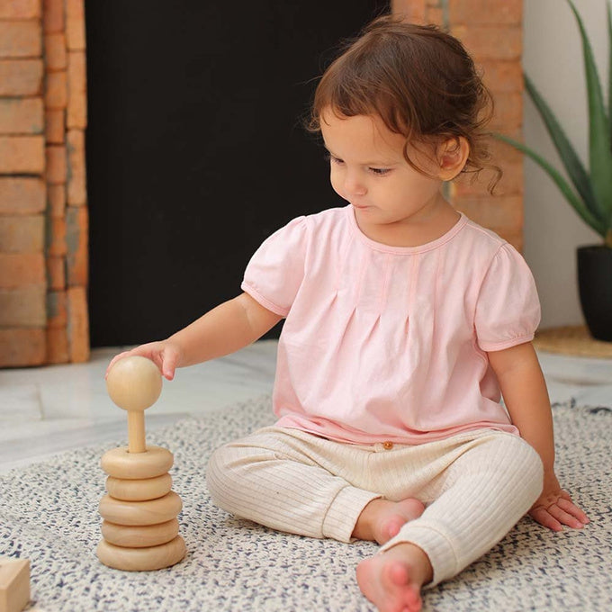 Stapelringen naturel, Plan Toys