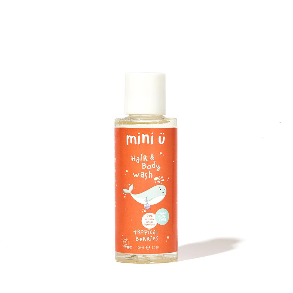 Mini ü - Travel Kit Shampoo, Conditioner En Hair-Body Wash, Mini U