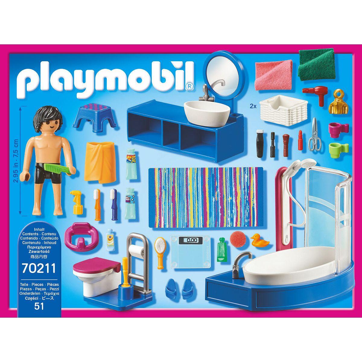 Playmobil Dollhouse Badkamer met ligbad