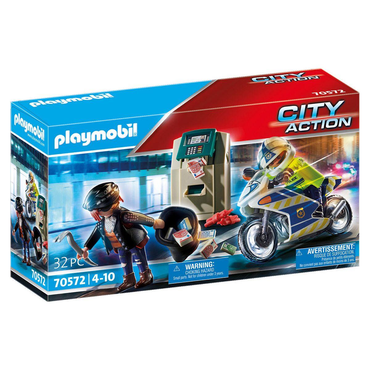 Playmobil Action Heroes Politiemotor: achtervolging