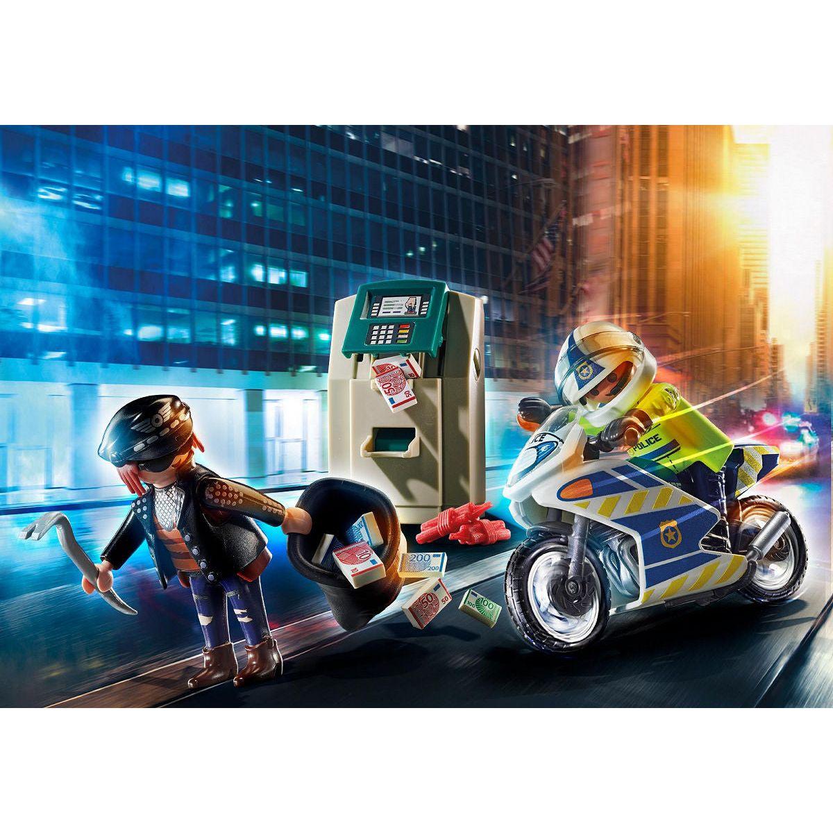 Playmobil Action Heroes Politiemotor: achtervolging