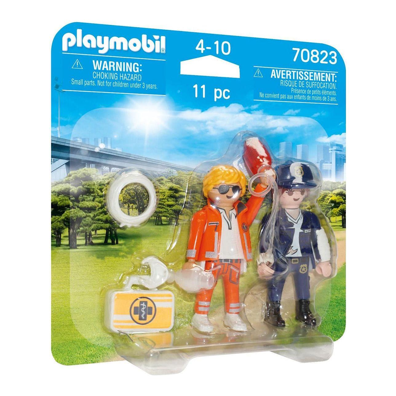 Playmobil DuoPack spoedarts en politieagente
