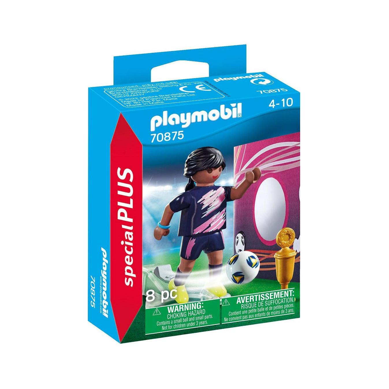 Playmobil Special Plus Voetbalster met doelmuur