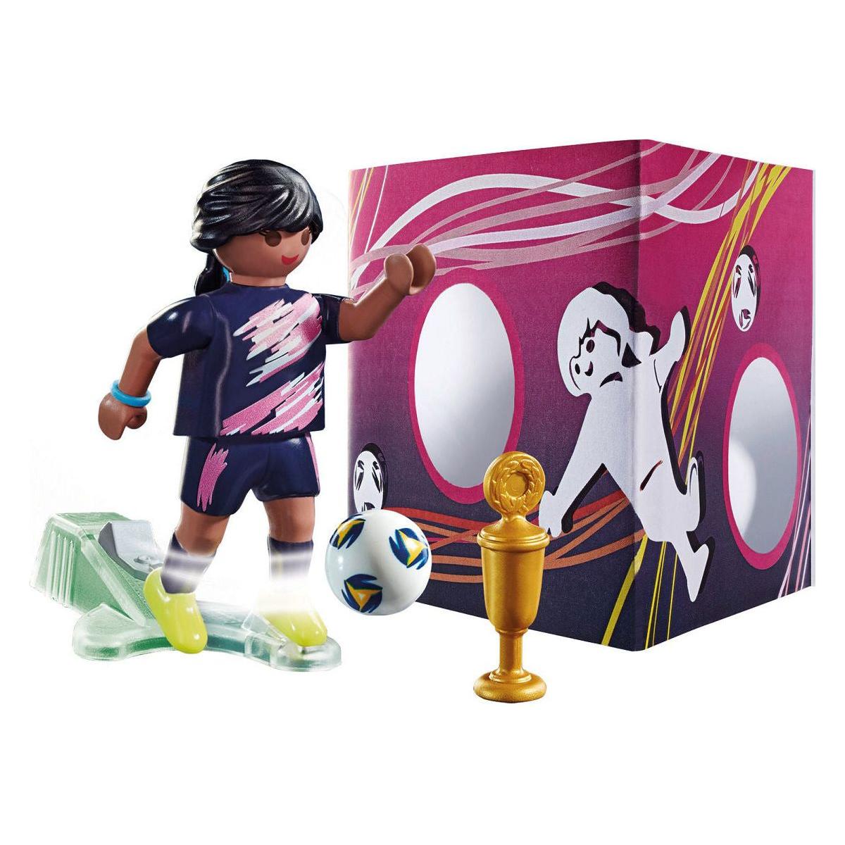 Playmobil Special Plus Voetbalster met doelmuur