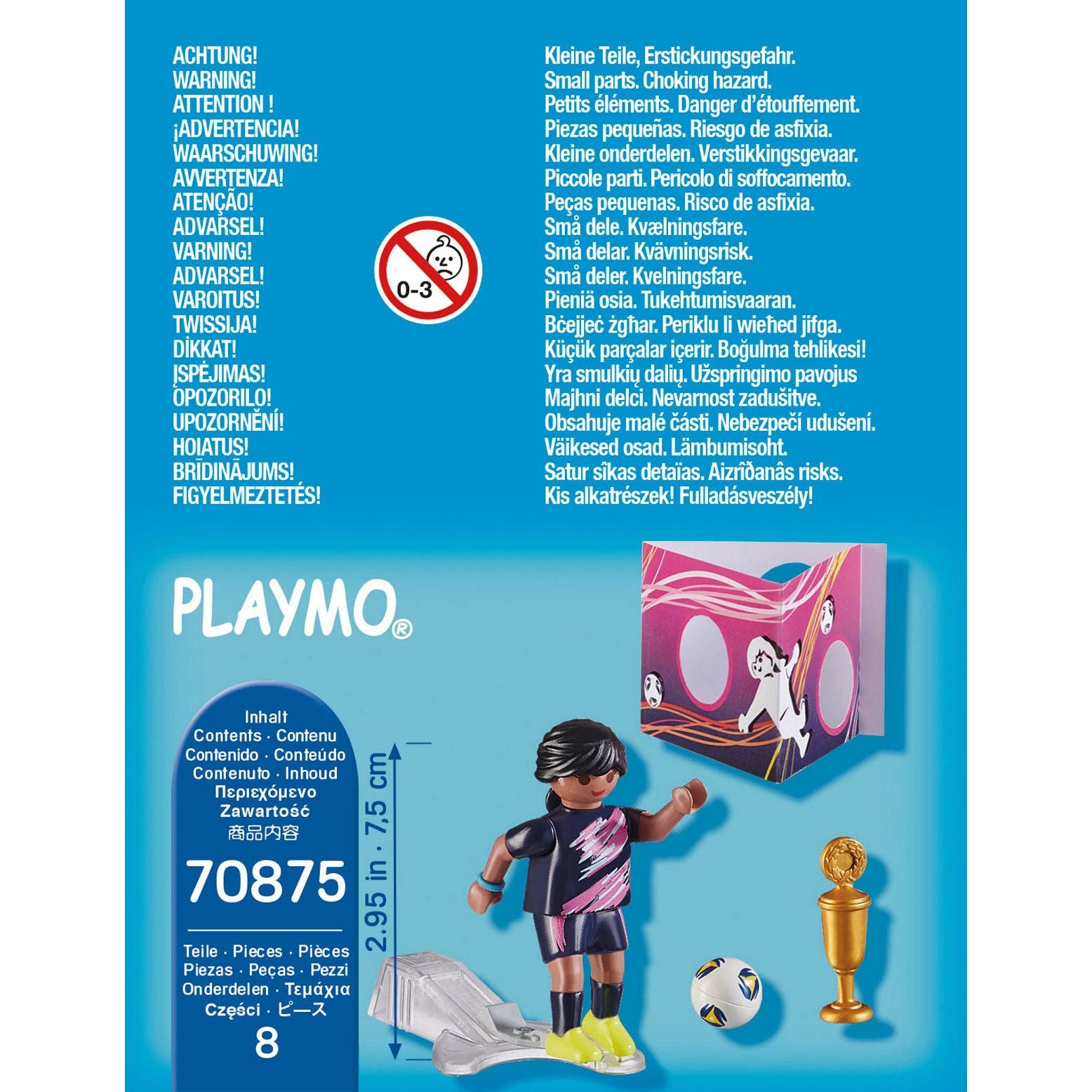 Playmobil Special Plus Voetbalster met doelmuur